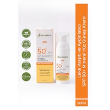 Ecowera Anti-Dark Spot SPF 50+ Leke Karşıtı ve Aydınlatıcı Mineral Güneş Kremi 50 ML