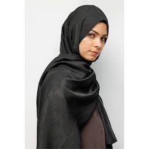 Mizalle M Desen Naia Siyah Pamuk Şal