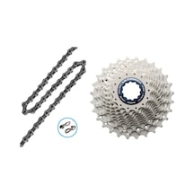 Shimano Ultegra Cs-r8000 Hg-800 12/25+cn-hg601 11'li Kaset Zincir Seti Siyah