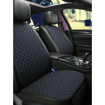 Chevrolet Volt İçin Uyumlu 2'li Koltuk Minderi Ergo Siyah-mavi