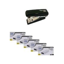 Temat Mini Zımba Makinesi Siyah 6050 + 5 Adet Tel