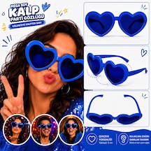 Mega Boy Mavi Kalp Parti Gözlüğü - Ifgc-884439 18