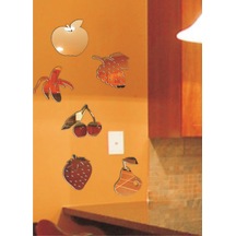 M3 Decorium Meyveler Dekoratif Ayna Gümüş