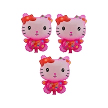 Hello Kitty 3 Adet Büyük Boy 43cmx55cm Folyo Balon (Helyum) No:12
