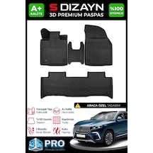 S-dizayn Togg T10x 3d Pro Havuzlu Paspas 2023 Üzeri A+ Kalite