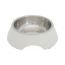 Trixie 25182 22 CM Melamin Kaplı Paslanmaz Çelik Köpek Mama ve Su Kabı 800 ML