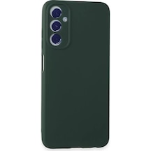 Newface Samsung Galaxy UyumluA05s Kılıf First Silikon - Koyu Yeşil