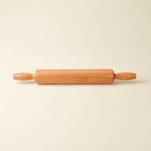 Vernikli Sabit Merdane - Açık Kahverengi - 46 Cm