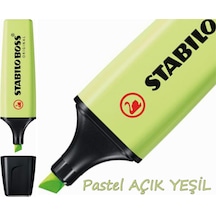 Stabilo Boss Fosforlu Işaretleme Kalemi Pastel Açık Yeşil
