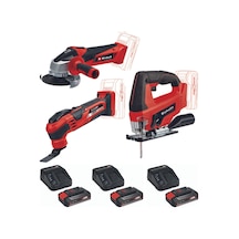 Einhell Tc-Ag 18/115 Avuç Taşlama Varrito Tc-Js 18  3x2.5Ah Set