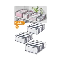 Ayrex Adet - 8 Gözlü Şeffaf Çekmece Içi Düzenleyici Organizer Xlarge Genel