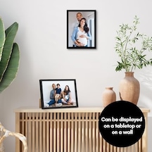 Siyah 8x11 Resim Çerçevesi - 2&apos Li Set - Kırılmaya Dayanıklı Camlı İnce Kenarlıklı Fotoğraf Çerçevesi, Asma Donanımı Ve Duvar Veya Masa Üstü İçin Yatay Veya Dikey Ekran İçin Dahili Şövale