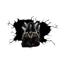 Hard Rock Araba Sticker Yapıştırması Renkli 17 Cm Etiket