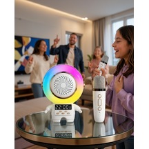 Astronot Bluetooth Hoparlör Kablosuz Mikrofonlu Uczzztekmikrofonastrospeaker-7