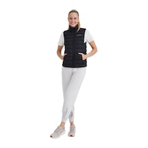 Skechers Kadın Siyah Yelek W Outerwear Padded Vest S231239-001 Siyah