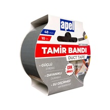 27kids Apel Tamir Bandı Duct Tape Askılı Karton 48 Mm X 10 M Gri Açık Bej