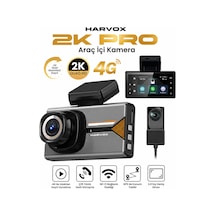 Bagajon 2k Pro Akıllı Araç Kamerası 4g Wifi Gps 24 Saat Kayıt, Çift Yönlü Sesli Görüşme, Gece Görüşü, G-sensör