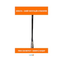 Letsii Ahşap Sedefli Kerata 70x4 Cm Dekoratif Aksesuar
