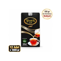 1 Koli Siyah Çay 1 Kg & 1000 Gram 12 Adet Özel Harman, Yoğun Aroma Ve Geleneksel Lezzet, Ekonomik Büyük Boy Çay Paketi