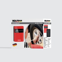 Wolfram 75518 150PSI Powerbank Özellikli Şarjlı Dijital Hava Kompresörü