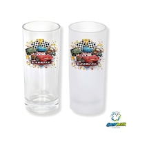 Cars Mcqueen Buzlu / Buzsuz Seçenekli Rakı Bardağı 1 Adet Şık Sunum Bardağı 0240