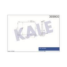 KALE OTO Radyatör 369900 Radyatör Kia Pregio Al Pl Brz 375X538X26