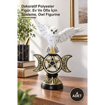 4 Adet Polyester Baykuş Dekoratif Polyester Figür, Ev Ve Ofis İçin Süsleme, Owl Figurine 1