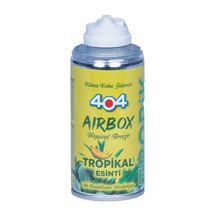404 Airbox Tropikal Esintisi Araç Klima Kokusu Bombası 150 Ml - Klima Koku Giderici Sprey