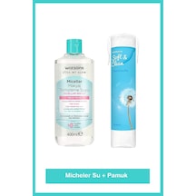 Tr Micellar Makyaj Temizleme Suyu 400 Ml + Watsons Yuvarlak Makyaj Pamuğu 100 Adet