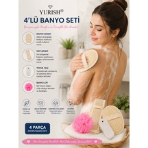 4'lü Banyo Seti Doğal Bakımın En Konforlu Hali