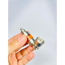 Minik Ceplik Metal Pipo 6 CM + Grinder