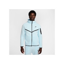 Nike Tech Fleece Fz Windrunner Hoodie Erkek Lacivert Sweatshirt Mavi