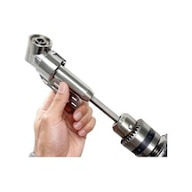 Orret Home 90 Derece Vidalama Köşe Adaptörü 360 Döner Başlıklı Matkap Aparatı Dar Alan Vida Sıkma Ucu 6.35mm Hex Şaft Profesyonel Açılı Adaptör 0.1 M