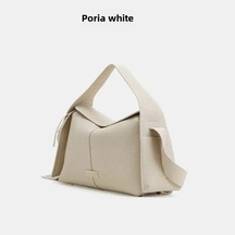 Songmont Dağ Çam İğnesi Küpe Serisi Orta Ev Çatı Tasarımcısı Çin'den Yeni Kadın Poria White Medium + Gift Box Beyaz