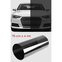 Cam Filmi Siyah Amerikan Çizilmez  Orta ton 75 CM x 4 M