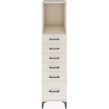 Kronos Dolap Tek Raflı 6 Çekmeceli 44x59x182 Aytaşı-aytaşı Aytası