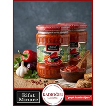 Rifat Minare Lutenitsa Acı Sos Cam Kavanoz 540 Gr X 2 Adet