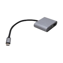 Vcom Cu4512 Type-c To Hdmi+vga+usb2.0+ Type-c Çevirici