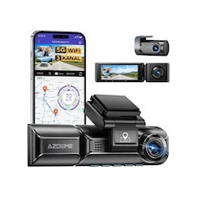 M550 Pro 3 Kameralı 150 Derece Görüş Açışı 4k Ultra Hd Gece Görüşlü Wifi Araç İçi Kamera