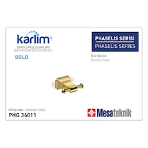 PHG 36011-K Karlim® Phaselis Serisi İkili Askılık