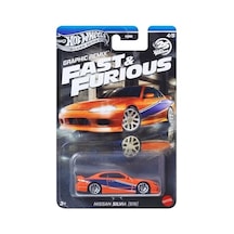 Fast And Furious Graphic Remix Auto Nissan Sılvıa S15 - Model Cast Ölçek 1:64 - Uzunluk 7 Cm - Jby48 Açık Bej