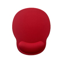 Bilek Destekli Memory Foam Kaymaz Taban Mouse Pad Kırmızı K004