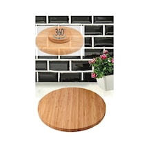 Bambu Döner Standlı 35 Cm Lüx Sunum Tabağ Royaleks-bls3535dbnr