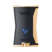 Colibri Tek Torch Pürmüz Siyah-gold Slim Puro Çakmağı Tr8757
