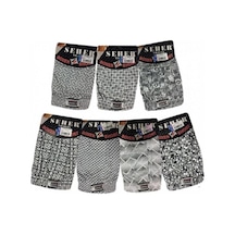 Yıldızı Karışık 6' Lı Paket Erkek Boxer KARIŞIK
