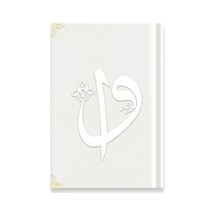 Hafız Elif-vav Kadife A3 Beyaz 2 Renkli Kuranı Kerimler - Dppq-762271