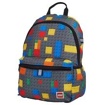 20375-2607 Colorblock Sırt Çantası - Renkli Lego Yapım Parçası