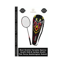 Özel Üretim Yarışma Sporcu Grafit 918-b Carbon Grafıt Tek Parça Badmington Raketi