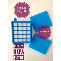 Philips Uyumlu FC 8479 Hepa Filtre Seti + 2 SÜNGER