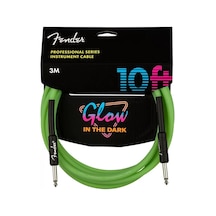 Fender Professional Fosforlu Yeşil 5m Enstrüman Kablosu